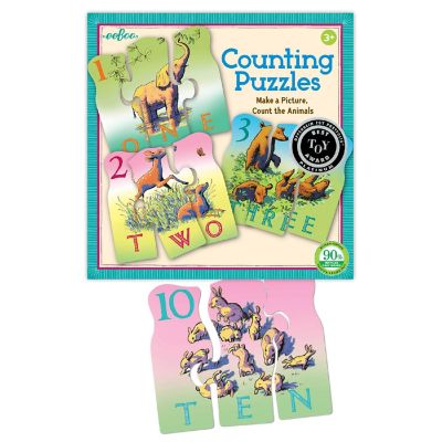 Eeboo: Animal Counting Puzzle Set Image 2