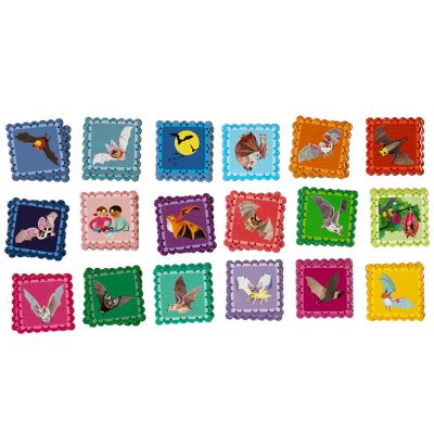 Eeboo: Bats Little Memory &amp; Matching Game - Ages 3+ Image 2