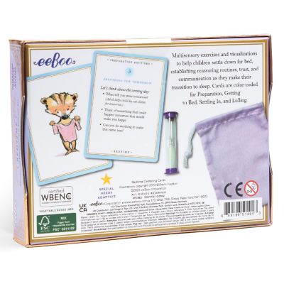eeBoo: Bedtime Calm and Centering Flash Cards, Ages 3+ Image 1