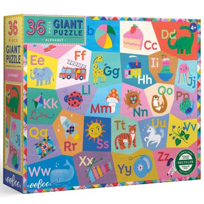 eeBoo Giant Puzzle: Alphabet - 36 pc Image 1
