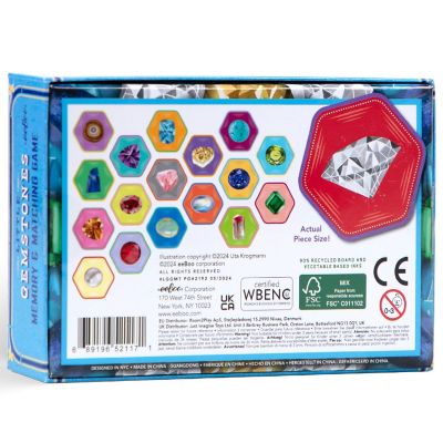 eeBoo: Little Gemstones Memory &amp; Matching Game Image 1