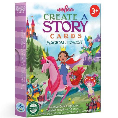 Eeboo Magical Forest &amp;#8220;Create&amp;#8209;A&amp;#8209;Story&amp;#8221; Cards &amp;#8211; 36 Enchanting Storytelling Prompts for Kids 3+ Image 1