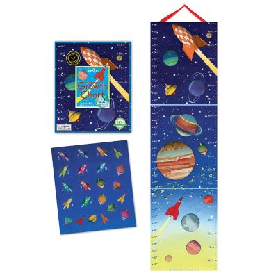 Eeboo Outer Space Height Growth Chart For Boys (Gcspac) Image 1