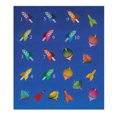 Eeboo Outer Space Height Growth Chart For Boys (Gcspac) Image 2