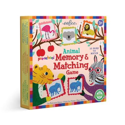 eeBoo Pre-School Animal Memory and Matching Game Image 1