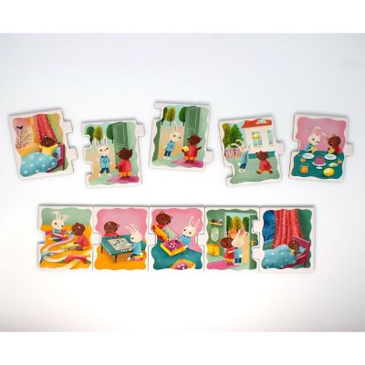 Eeboo: Ready To Go Puzzle Playdate Sequencing Activity Image 1