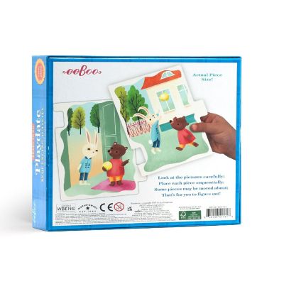 Eeboo: Ready To Go Puzzle Playdate Sequencing Activity Image 2