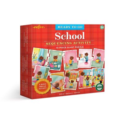 Eeboo: Ready To Go Puzzle School Sequencing Activity Image 1