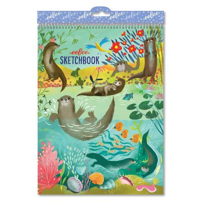 Eeboo Sketchbook Otters/60 Pages Image 1