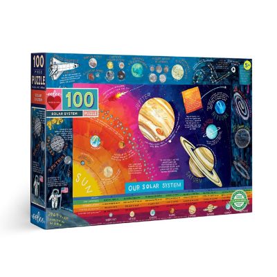 Eeboo Solar System 100 Piece Puzzle Image 1