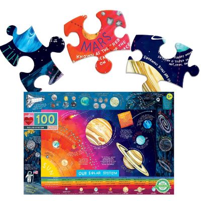 Eeboo Solar System 100 Piece Puzzle Image 2