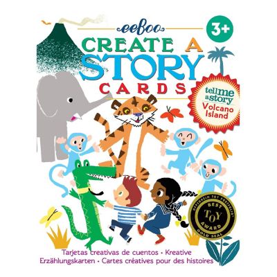 eeBoo: Volcano Island Create a Story Flash Cards Image 1