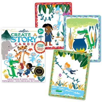 eeBoo: Volcano Island Create a Story Flash Cards Image 2