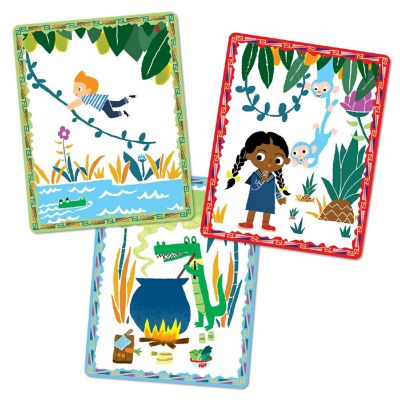 eeBoo: Volcano Island Create a Story Flash Cards Image 3