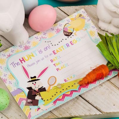 Egg Hunt Detective Invitations 40pcs. by AmandaCreation Image 1