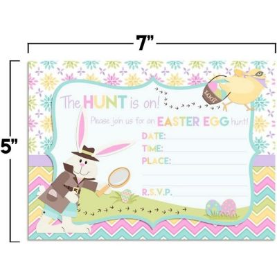 Egg Hunt Detective Invitations 40pcs. by AmandaCreation Image 2