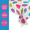Egg Print Plastic Tablecloth Image 1