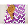 Eggplant Chevron Apron Image 4