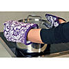 Eggplant Damask Oven Mitt & Potholder Set Image 1