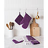 Eggplant Terry Oven Mitt (Set Of 2) Image 3