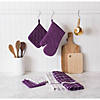 Eggplant Terry Potholder (Set Of 3) Image 3