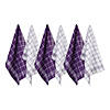 Eggplant Waffle Weave Dishtowel (Set Of 6) Image 1