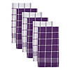 Eggplant Waffle Weave Dishtowel (Set Of 6) Image 1