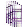 Eggplant Windowpane Terry Dishtowel (Set Of 4) Image 3