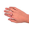 Elastic Bow Jewel Rings - 12 Pc. Image 1