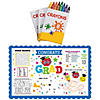 Elementary Graduation Activity Placemats with Crayons for 12 Image 1