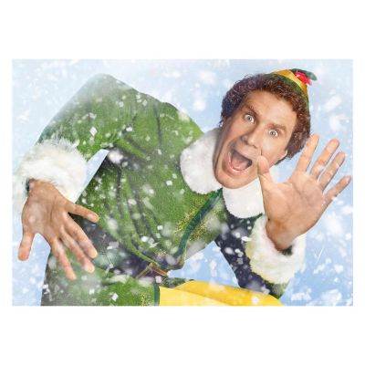 Elf 1000 Piece Glitter Snow Jigsaw Puzzle Image 2