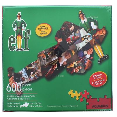 Elf 600 Piece 2-Sided Shaped Jigsaw Puzzle Image 1