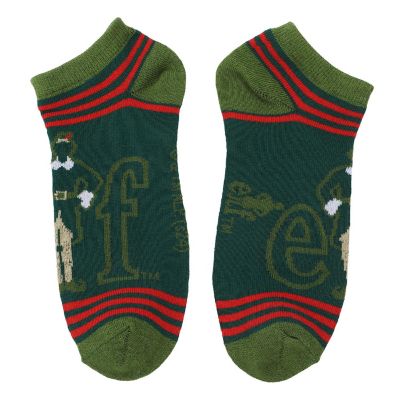 Elf Buddy Women's 5-Pair Ankle Socks-OSFA Image 2