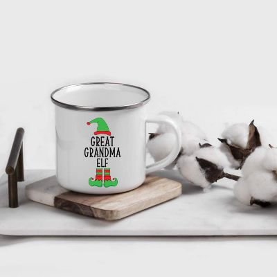 Elf Great Grandma 11oz Campfire Mug Image 1