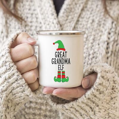 Elf Great Grandma 11oz Campfire Mug Image 2