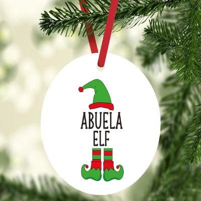 Elf Metal Ornament  Abuela Image 1