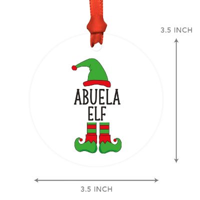 Elf Metal Ornament  Abuela Image 2
