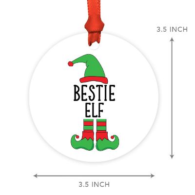 Elf Metal Ornament  Bestie Image 1
