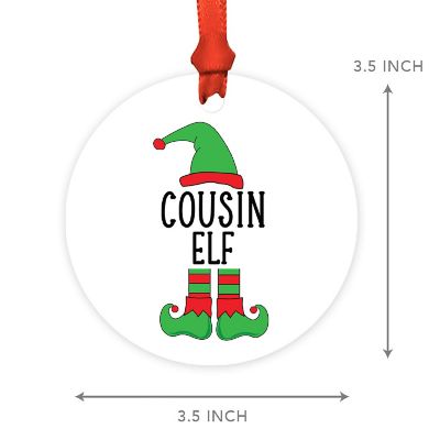 Elf Metal Ornament  Cousin Image 2