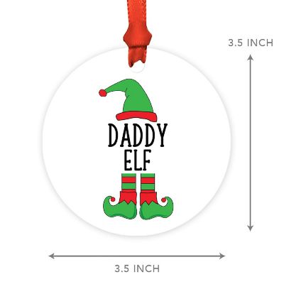 Elf Metal Ornament  Daddy Image 2