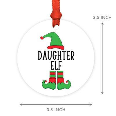 Elf Metal Ornament  Daughter Image 2