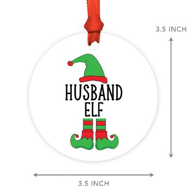 Elf Metal Ornament  Husband Image 2