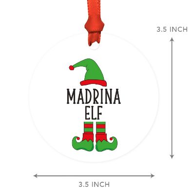 Elf Metal Ornament  Madrina Image 1