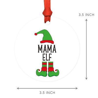 Elf Metal Ornament  Mama Image 2