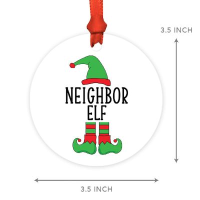 Elf Metal Ornament  Neighbor Image 2