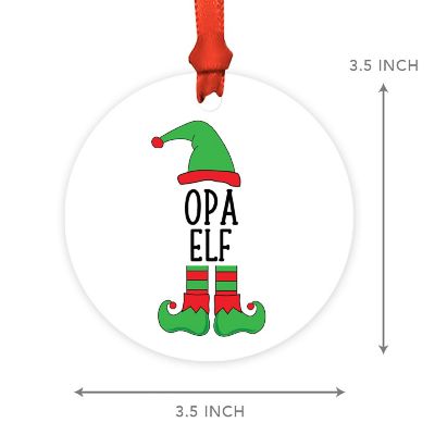 Elf Metal Ornament  Opa Image 2