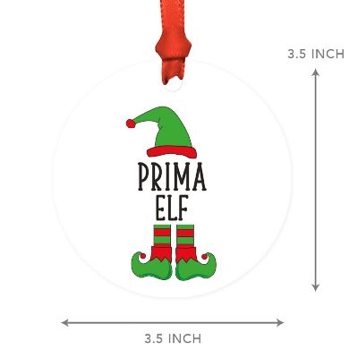 Elf Metal Ornament  Prima Image 1