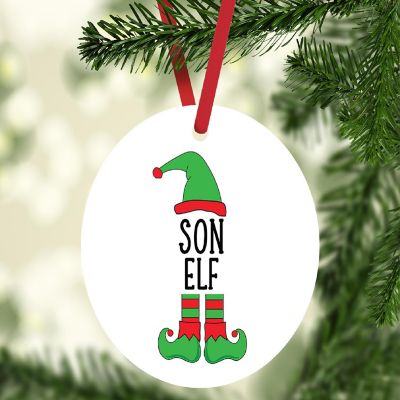 Elf Metal Ornament  Son Image 1