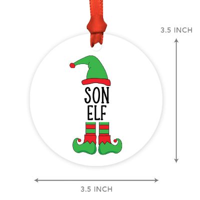 Elf Metal Ornament  Son Image 2