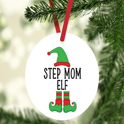 Elf Metal Ornament  Step Mom Image 1